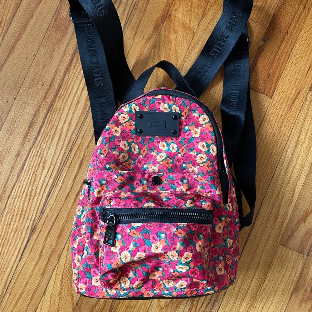 Steve Madden Floral Mini Backpack